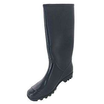 CTM Women's Solid Color Water Resistant Rain Boots