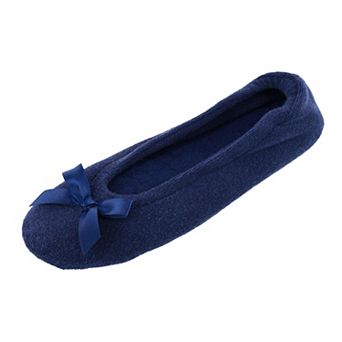 CTM Women's Terry Ballerina Slipper House Shoe