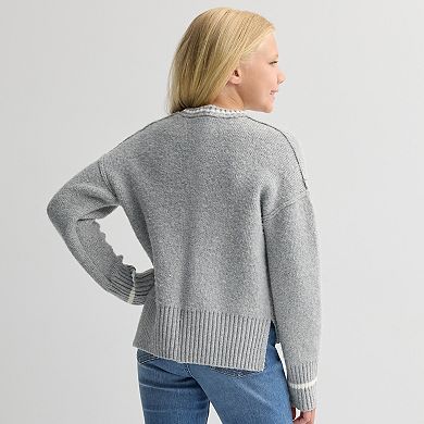 Girls 6-20 SO® Crewneck Pullover Sweater in Regular & Plus Size