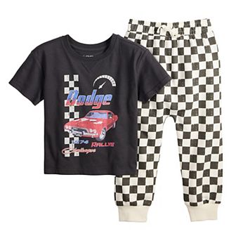 Baby & Toddler Boys Grayson Threads Kids The Label Dodge Tee & Jogger Set