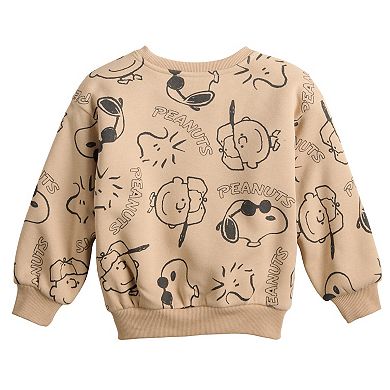 Baby & Toddler Boys Grayson Threads Kids Peanuts Graphic Pullover Sweatshirt