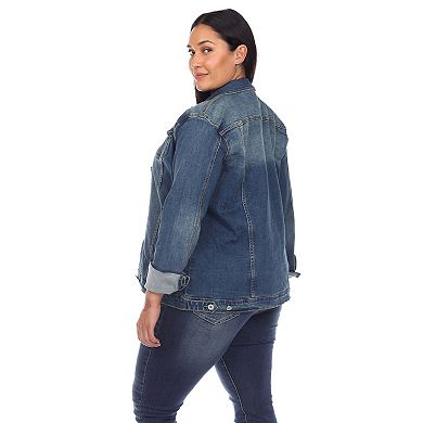 Plus Size Classic Denim Jacket