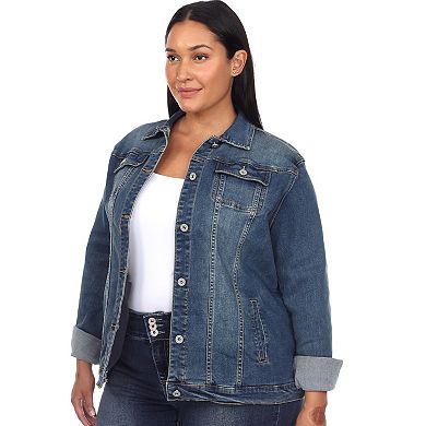 Plus Size Classic Denim Jacket