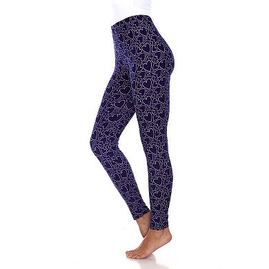 Women's Super Soft Heart Printed Leggings