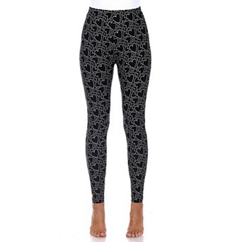 Women's Super Soft Heart Printed Leggings