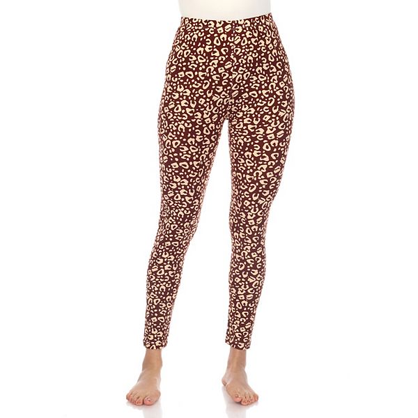 Women's Leggings High Waist Black Leopard, textured Stretch main image 0