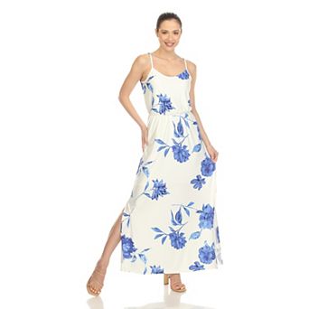 Women's Floral Strap Maxi Dress