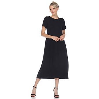 Women's Short Sleeve Maxi Dress