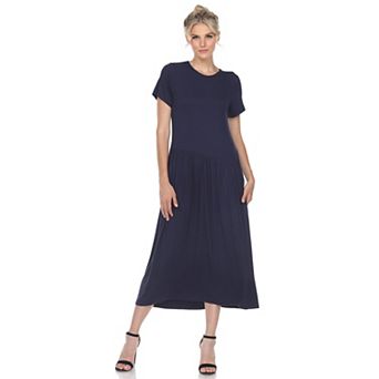 Women's Short Sleeve Maxi Dress