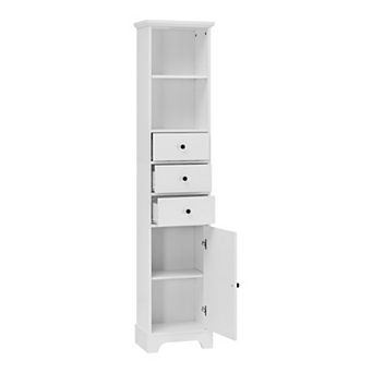 Merax Freestanding Storage Cabinet With 3 Drawers