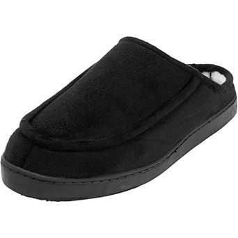 KingSize Men's Microsuede Clog Slippers