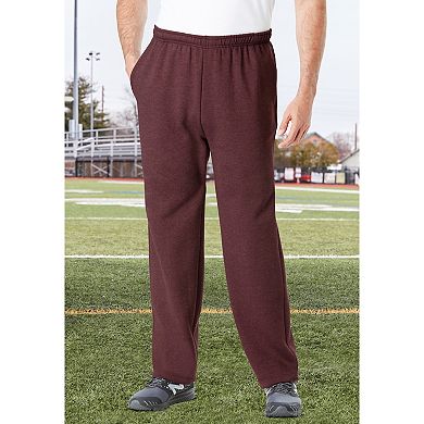 KingSize Men's Big & Tall Fleece Open Bottom PantsKs Sport