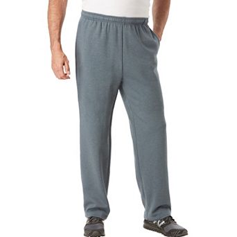 KingSize Men's Big & Tall Fleece Open Bottom PantsKs Sport