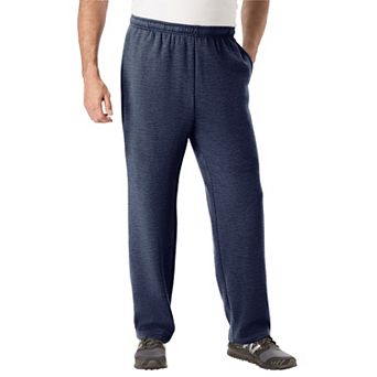 KingSize Men's Big & Tall Fleece Open Bottom PantsKs Sport