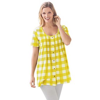 Woman Within Plus Size A-Line Knit Tunic