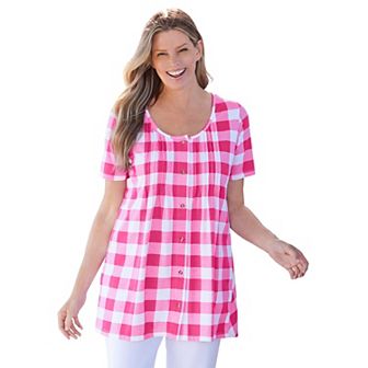 Woman Within Plus Size A-Line Knit Tunic