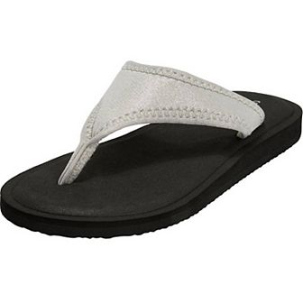 Comfortview Women's The Sylvia Soft Footbed Thong Slip On Sandal