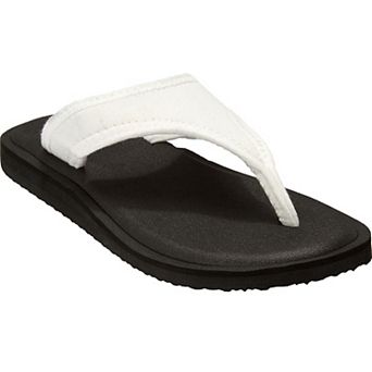 Comfortview Women's The Sylvia Soft Footbed Thong Slip On Sandal