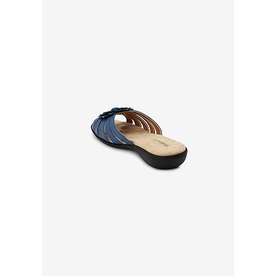 Comfortview Women's The Abigail Slip On Sandal