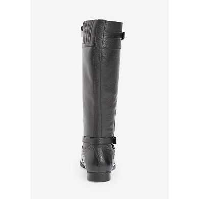 Comfortview Women's The Janis Tall Regular Calf Leather Boot