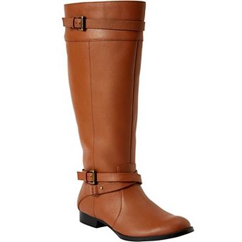 Comfortview Women's The Janis Tall Regular Calf Leather Boot