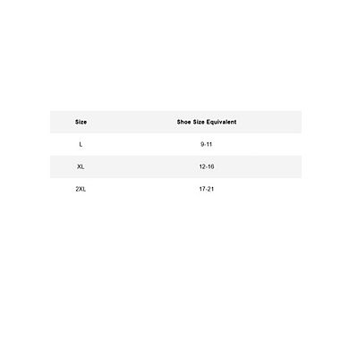 KingSize Men's Full Length Cushioned Crew 6 Pack Socks