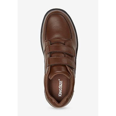 KingSize Men's Double Adjustable Strap Comfort Walking Shoe