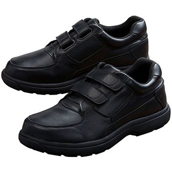 KingSize Men's Double Adjustable Strap Comfort Walking Shoe