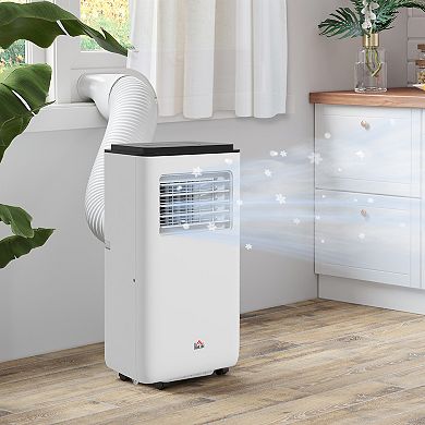 Homcom 8,000 Btu Portable Air Conditioner For 345 Sqft Room, Timer