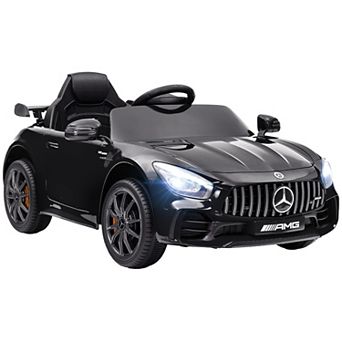 Qaba Mercedes-Benz AMG GTR Licensed 12V Kids Ride on Car w/ Remote