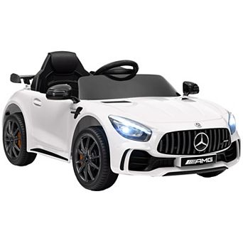 Qaba Mercedes-Benz AMG GTR Licensed 12V Kids Ride on Car w/ Remote