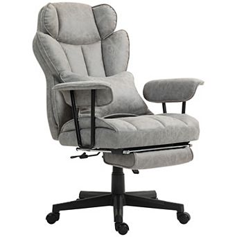 Homcom 396lbs. Big And Tall Massage Office Chair With Footrest