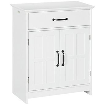 Kleankin Modern Bathroom Cabinet, Bathroom Floor Cabinet With Doors