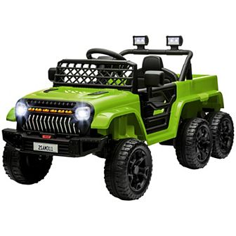 Qaba 12V Kids Electric Car w/ 2WD/4WD Switchable, Remote Control