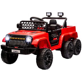 Qaba 12V Kids Electric Car w/ 2WD/4WD Switchable, Remote Control