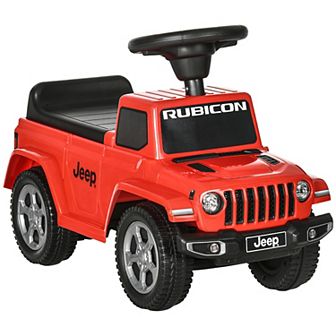 Aosom Toddler Sit and Scoot Ride on Toy with Engine Sounds