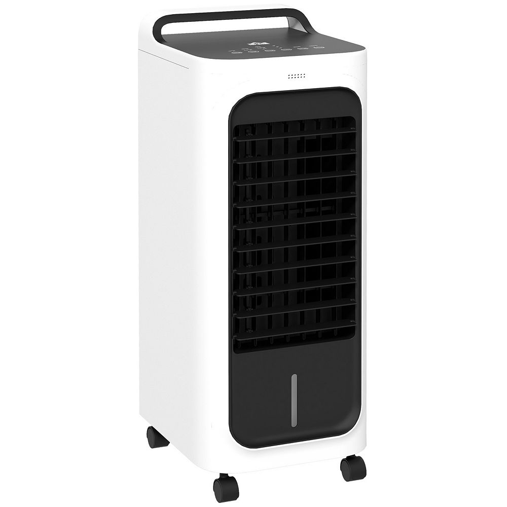Homcom Room Air Cooler With Remote, 7h Timer, Oscillating, Led Display