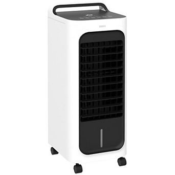 Homcom Room Air Cooler With Remote, 7h Timer, Oscillating, Led Display