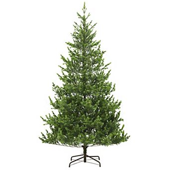 HOMCOM 9ft Artificial Christmas Tree, Sparse Realistic Cedar Tree with 4306 Tips, Easy Assembly