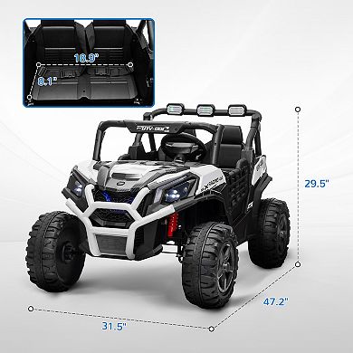 Qaba 2 Seater 24V Electric Car for Kids with Remote Control
