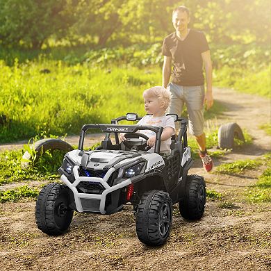 Qaba 2 Seater 24V Electric Car for Kids with Remote Control