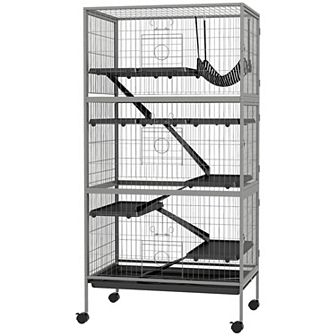 PawHut 6 tier Small Animal Cage, Ferret Cage, Large Chinchilla Cage