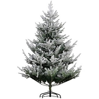 Homcom 6 Foot Artificial Christmas Tree Holiday Xmas Tree With Pine Shape