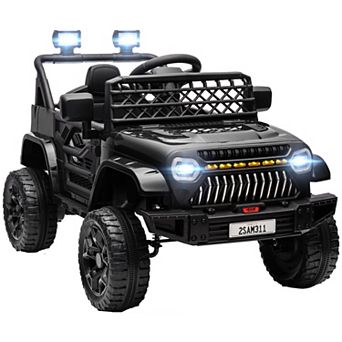 Qaba 12V Ride On Truck w/ Spring Suspension, Remote