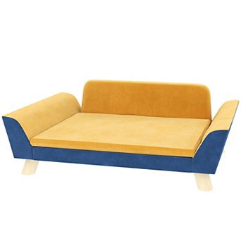 PawHut Dog Sofa Bed for Small Dogs with Soft Cushion, Washable Cover