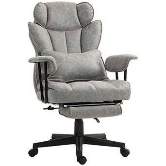 Homcom 396lbs. Big And Tall Office Chair With Footrest & Wide Seat