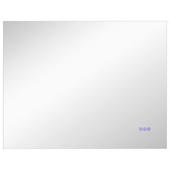 Homcom 39" X 32" Dimmable Led Bathroom Mirror W/ Infinite Color Temp