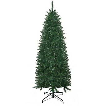 Homcom 6' Artificial Christmas Tree With 583 Realistic Branch Tips