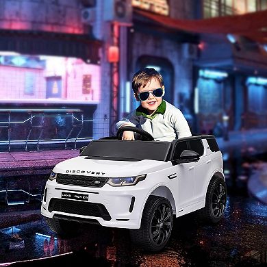 Qaba Land Rover Licensed 12V Kids Ride on Car w/ Soft Start