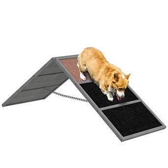 PawHut Dog Agility Equipment, Dog Playground Equipment, Agility Equipment Ramp for All Breed Dogs